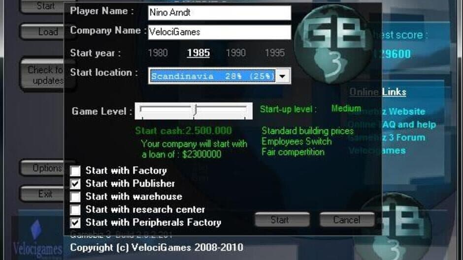 GameBiz 3 screenshot