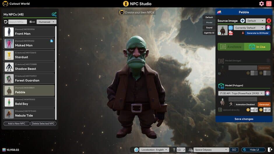 Cutout World screenshot