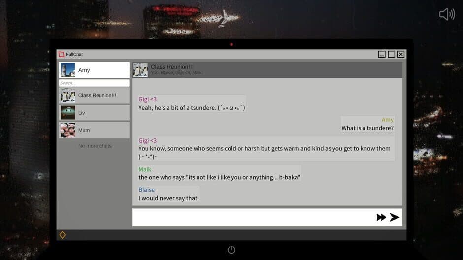 Class Reunion Chat Room screenshot