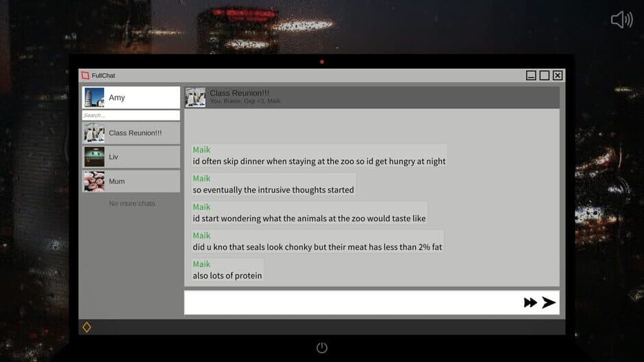 Class Reunion Chat Room screenshot