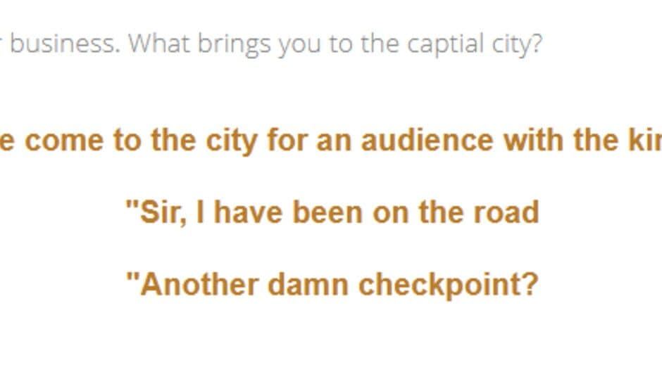 Grievance screenshot