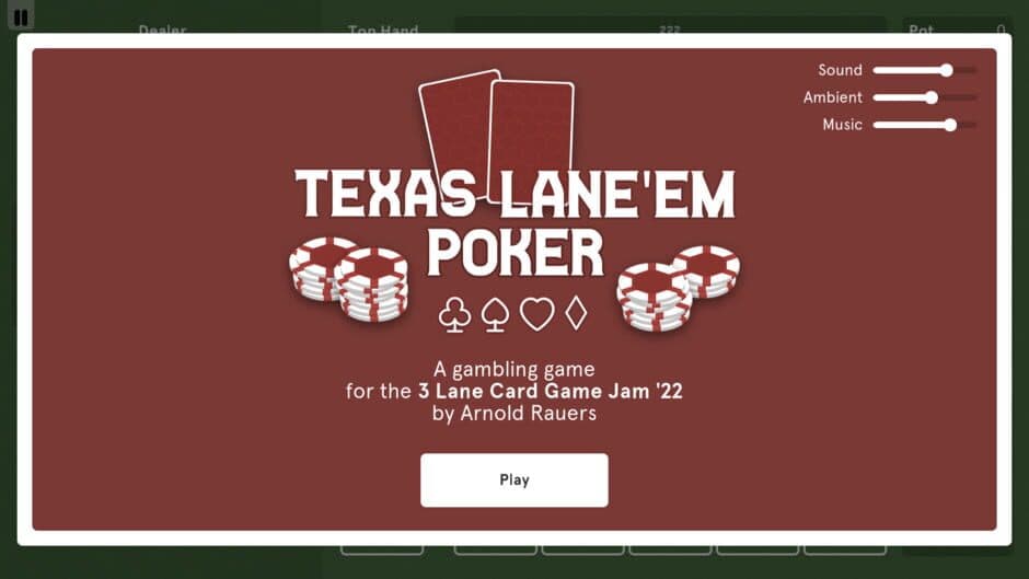 Texas Lane'em Poker screenshot