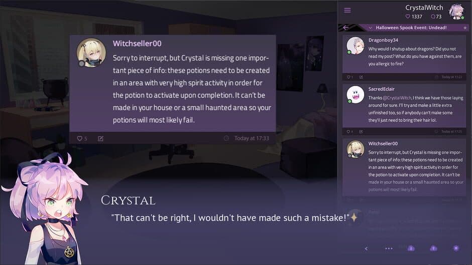 Crystal the Witch screenshot