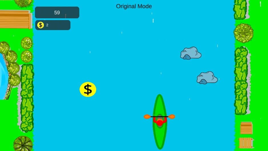 Skimming Canoe screenshot