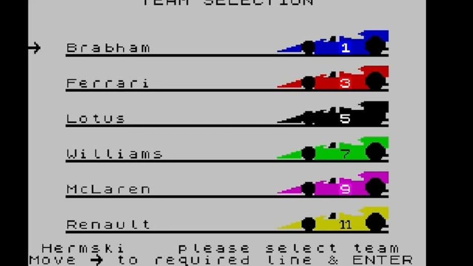 Formula One screenshot