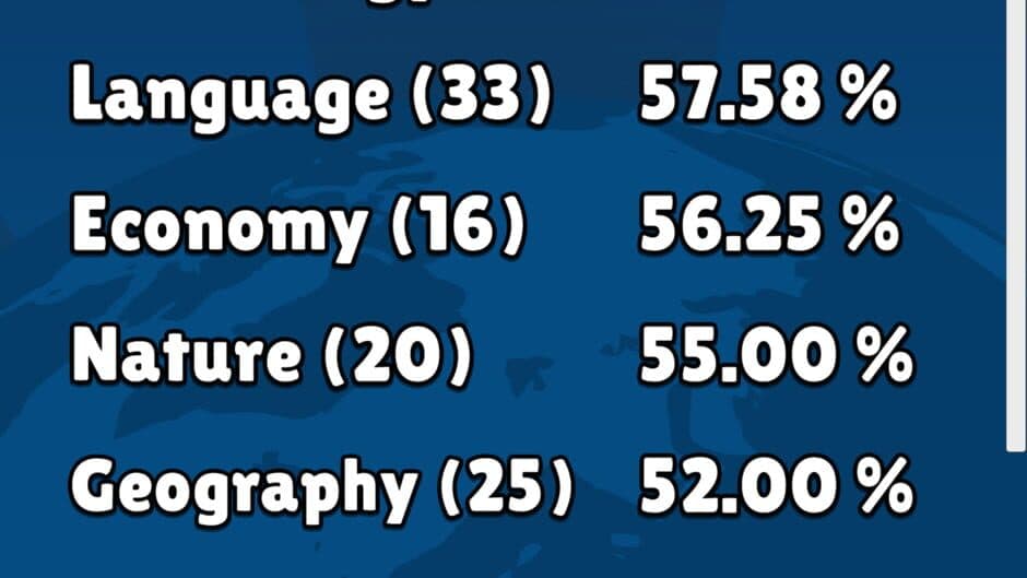 Travel Trivia screenshot