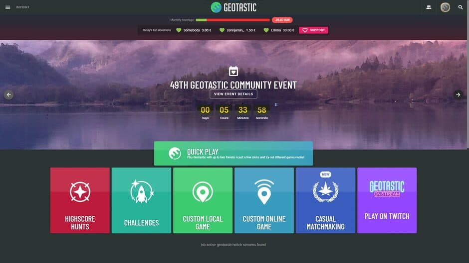 Geotastic screenshot