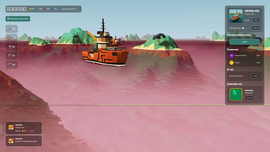 Wake Explorer screenshot