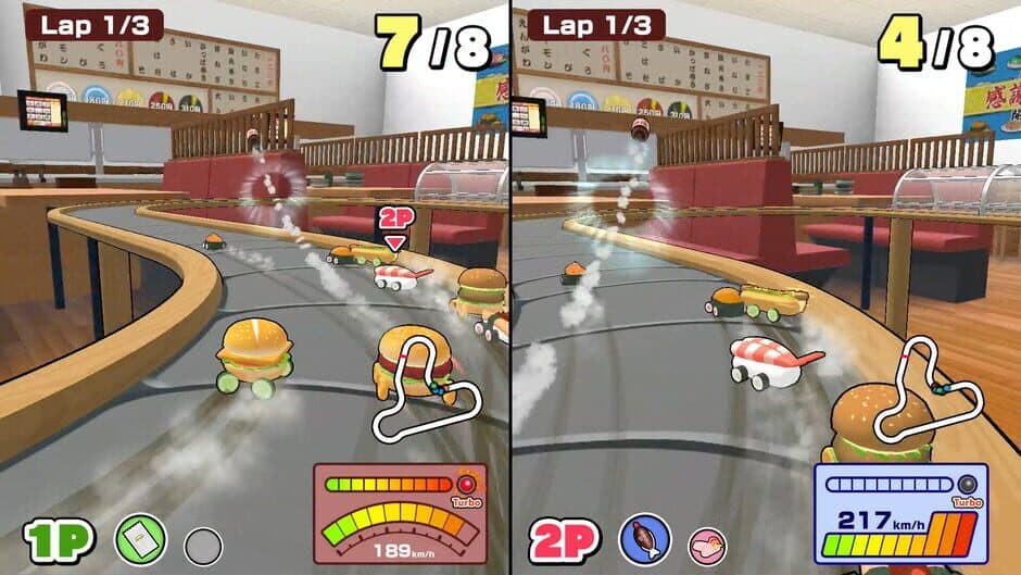 Sushi vs. Burger Race screenshot