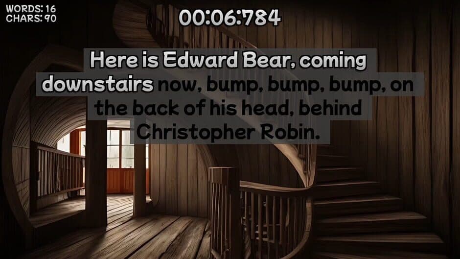 Winnie the Pooh's Book Writing Speedrunner screenshot