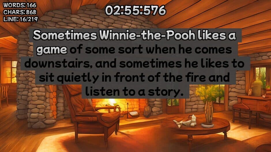 Winnie the Pooh's Book Writing Speedrunner screenshot