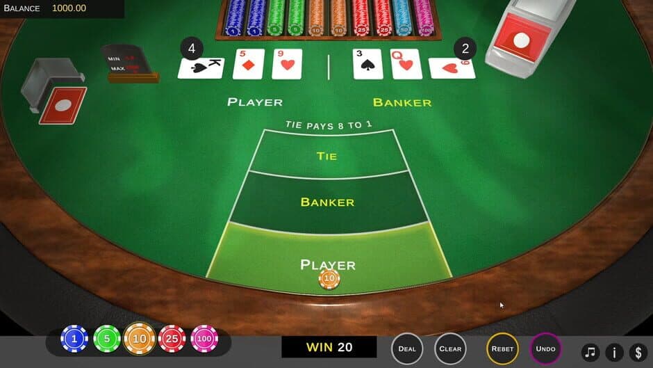 Baccarat screenshot
