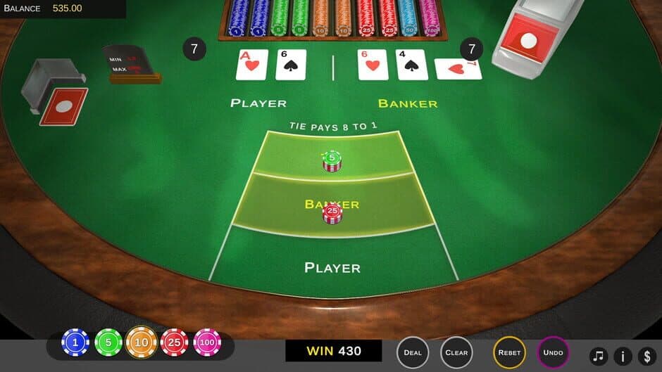 Baccarat screenshot
