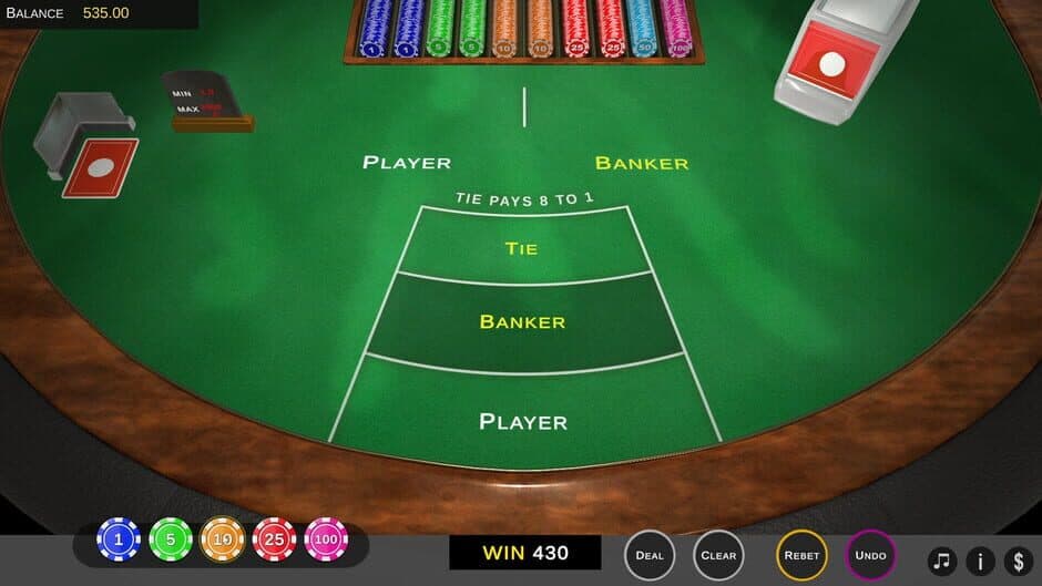Baccarat screenshot