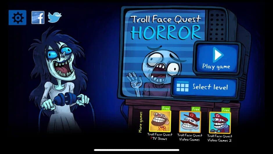 Troll Face Quest Horror screenshot