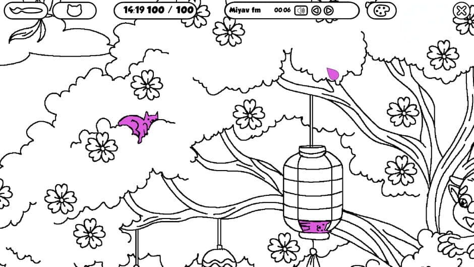 100 Cats Lost in Japan Find & Color screenshot