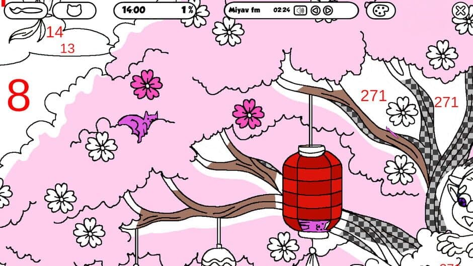 100 Cats Lost in Japan Find & Color screenshot