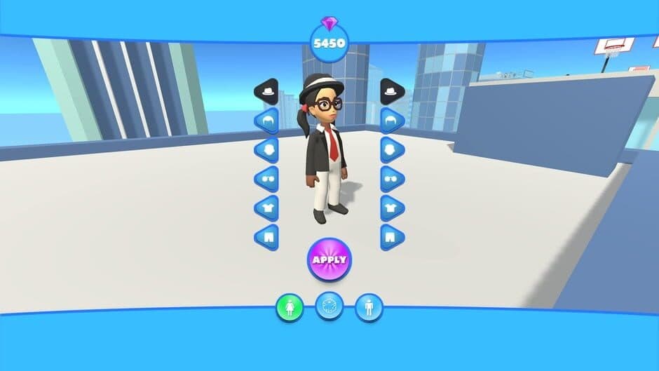 Jump Up 3D: Mini Basketball screenshot