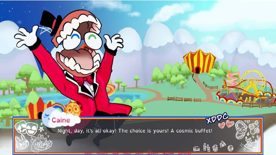 The Amazing Digital Circus: Fan VN Game screenshot