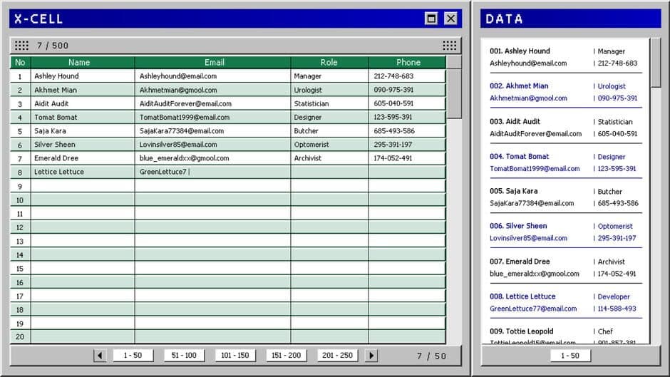 Spreadsheets and Nothing More screenshot