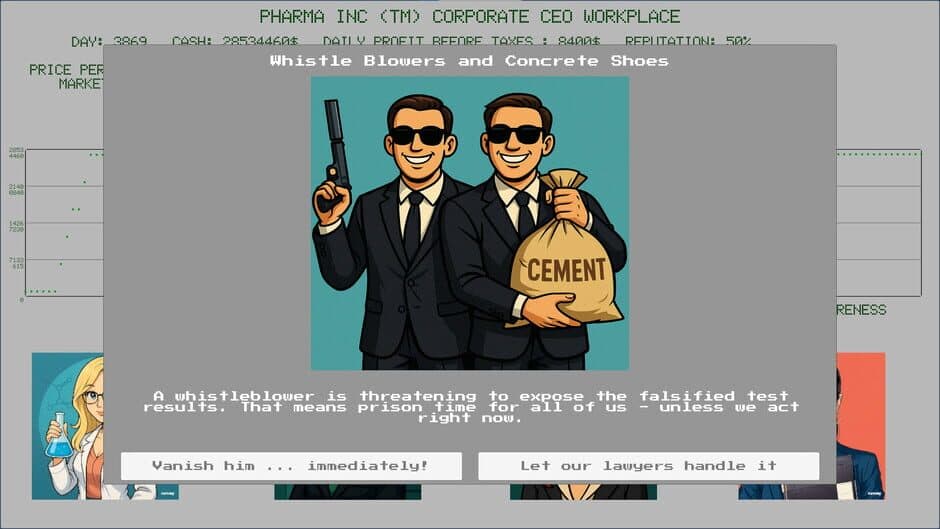 Pharma Inc Simulator screenshot