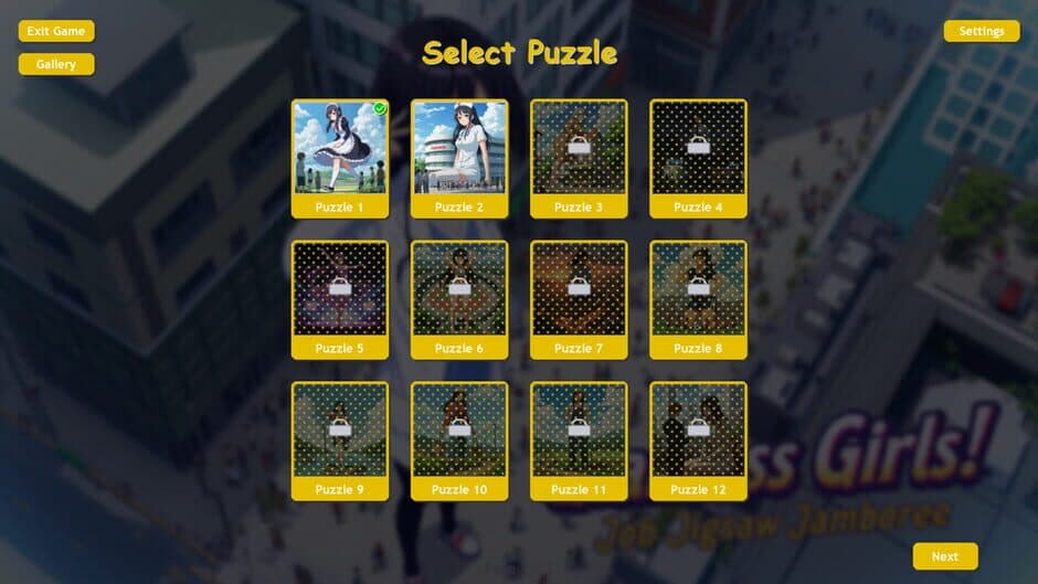 Giantess Girls! Job Jigsaw Jamboree screenshot