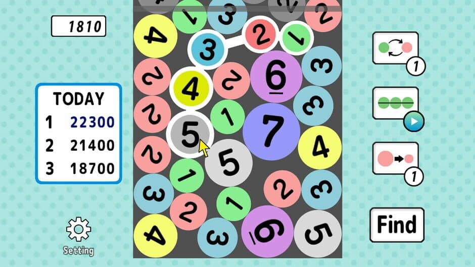 1234 Connect Puzzle screenshot