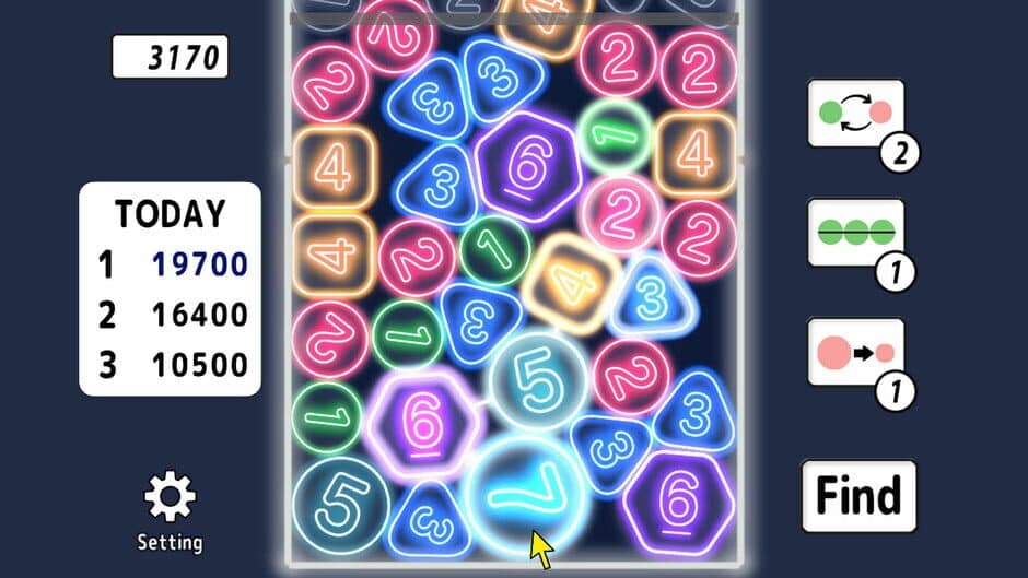 1234 Connect Puzzle screenshot
