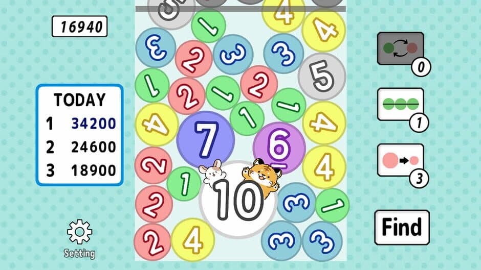 1234 Connect Puzzle screenshot