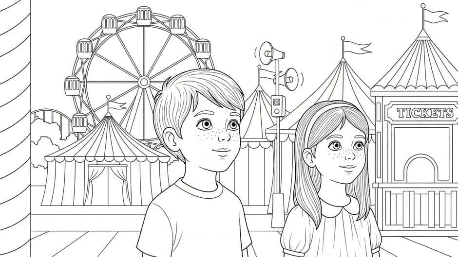 100 Cats Lost in Funfair Frenzy screenshot