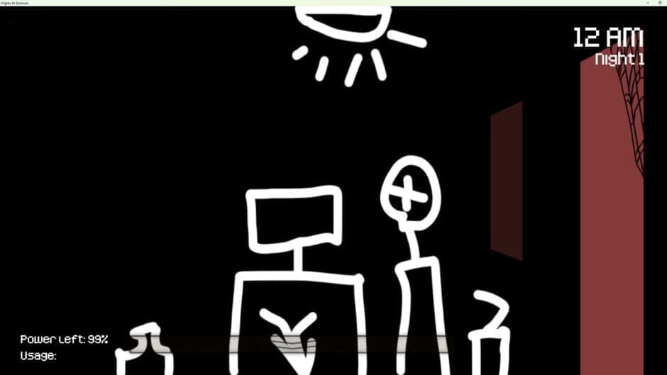 Five Nights at Stickman screenshot