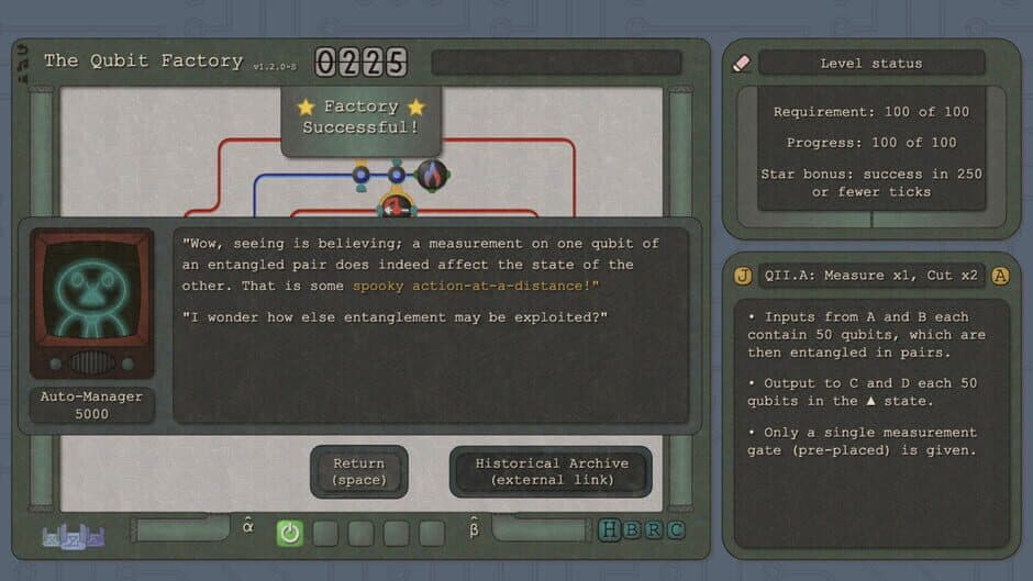 The Qubit Factory screenshot