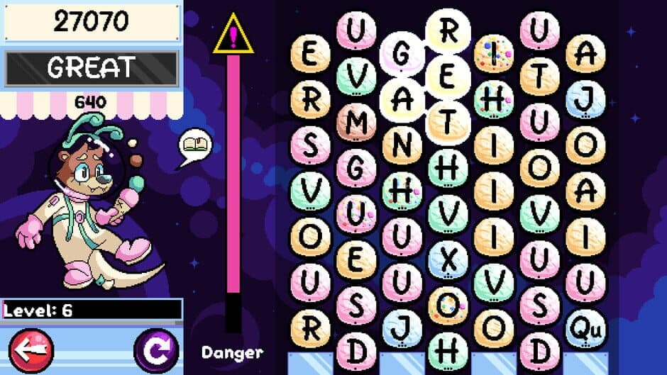 Wordscoop with Gelato the Otter screenshot