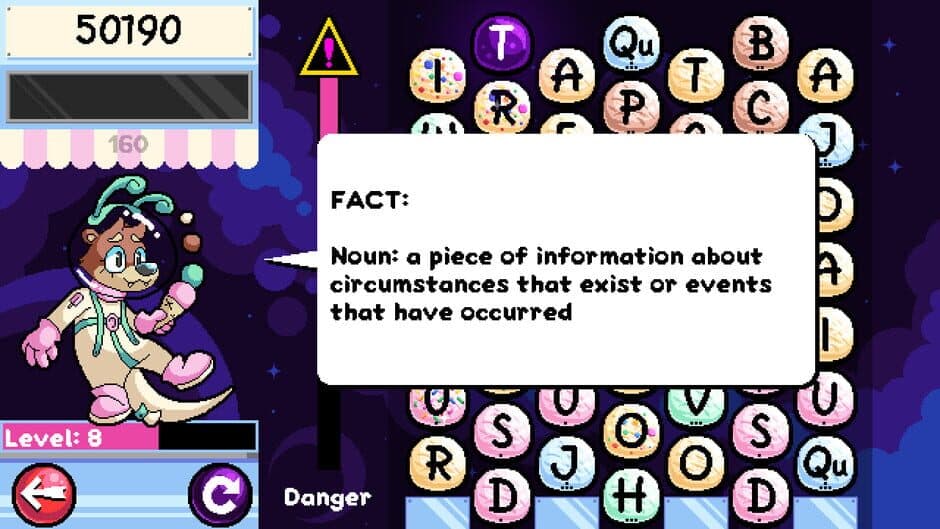 Wordscoop with Gelato the Otter screenshot