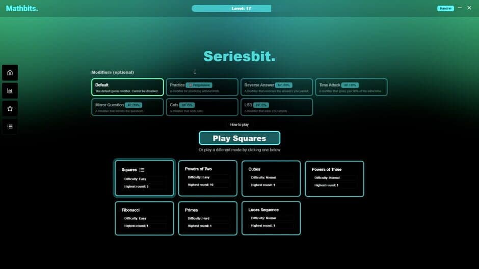 Mathbits screenshot