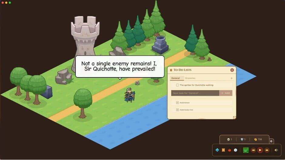 Quichotte’s Never-Ending Watch: A Lofi Companion screenshot