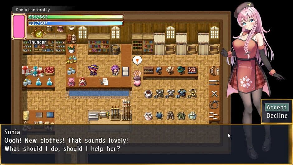 Senpai and the Mysterious Island screenshot