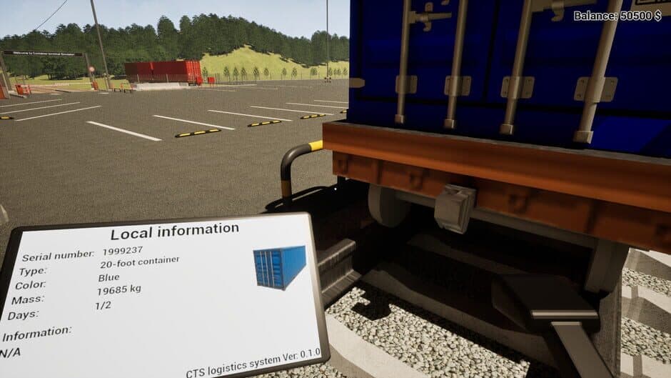 Container Terminal Simulator screenshot