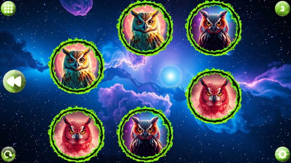 Space Memory: Owls screenshot
