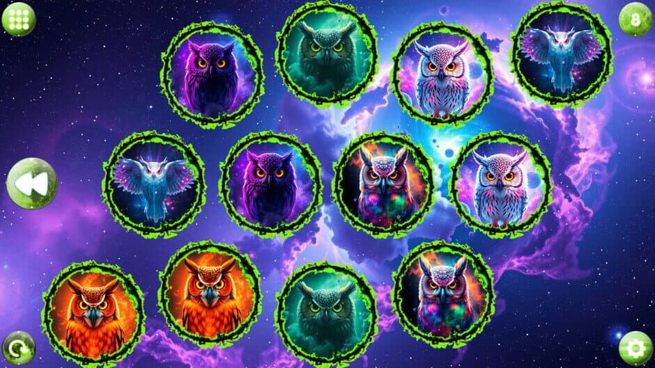 Space Memory: Owls screenshot