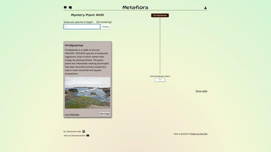 Metaflora screenshot