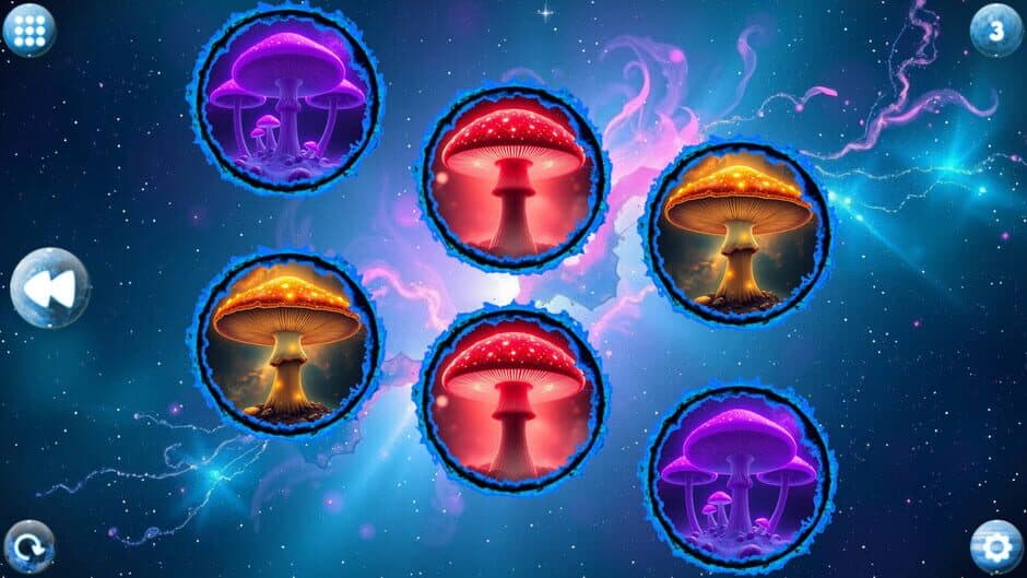 Space Memory: Mushrooms screenshot