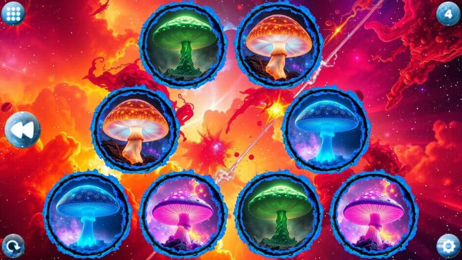 Space Memory: Mushrooms screenshot