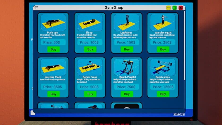 Gym Simulator screenshot