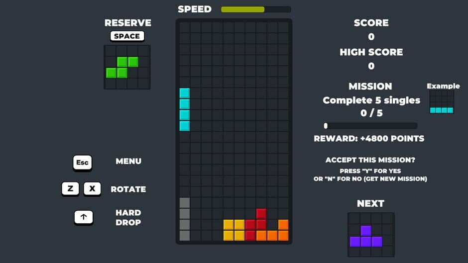 Flowtris screenshot