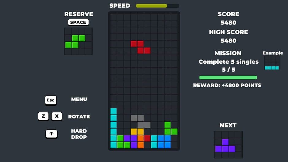 Flowtris screenshot