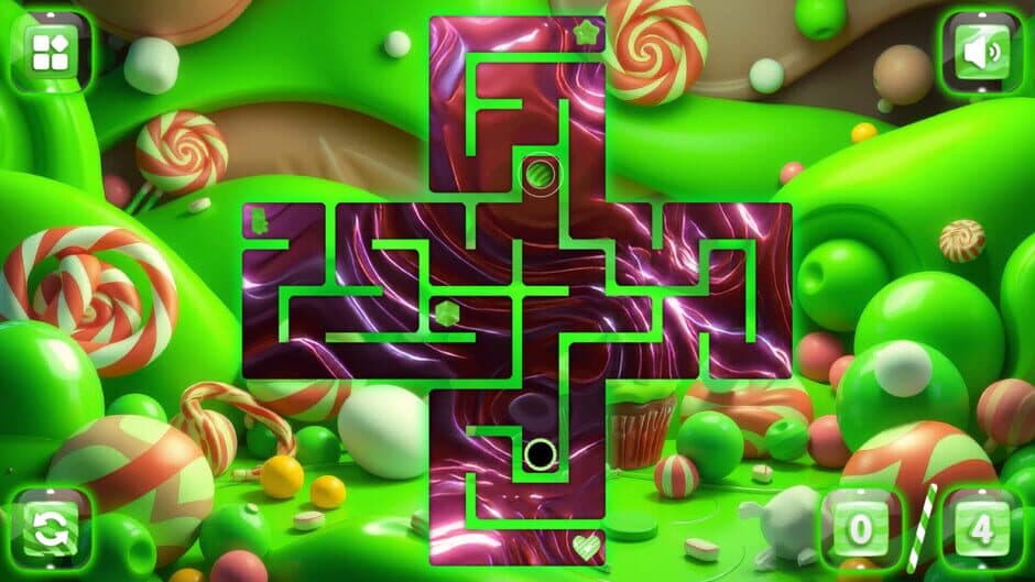 Sweetie Candy Maze: Green Apple screenshot