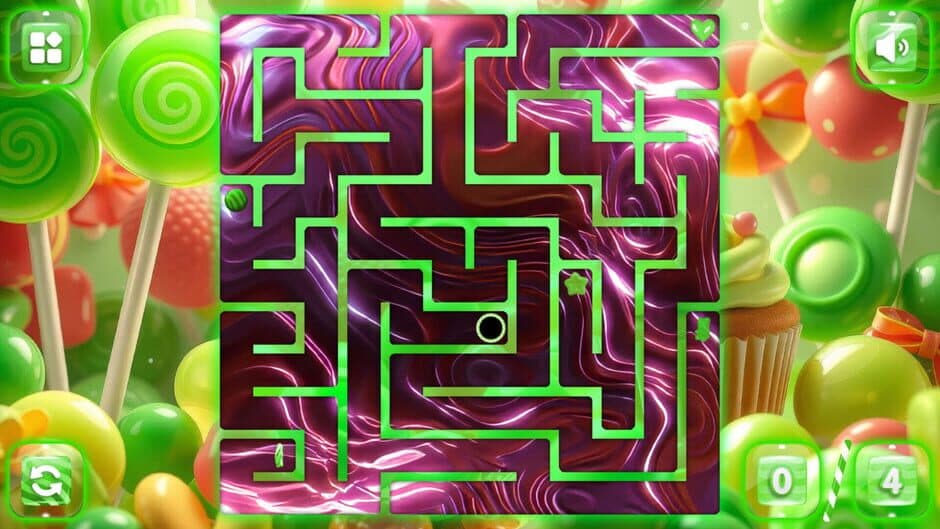 Sweetie Candy Maze: Green Apple screenshot