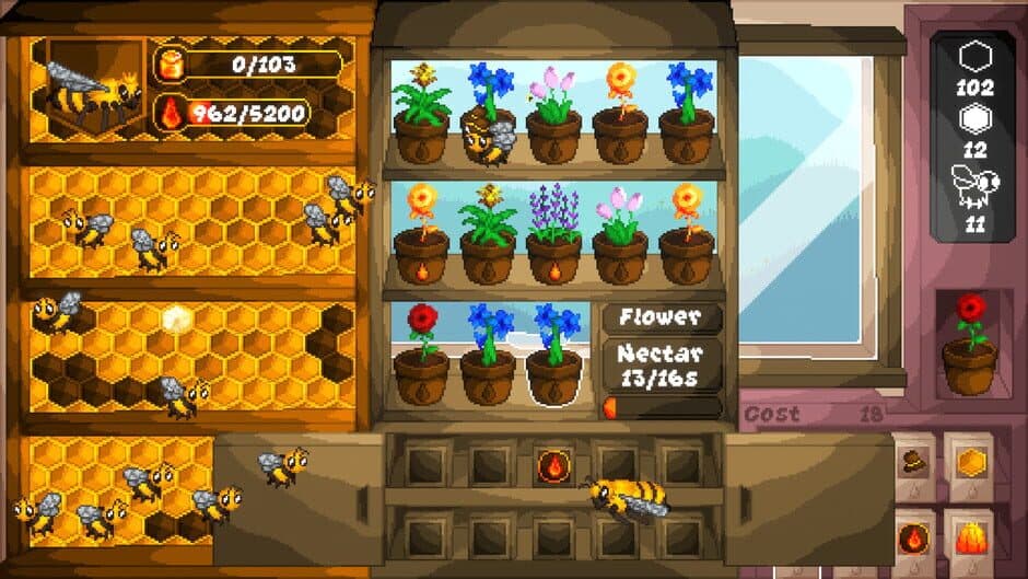 Bloom 'N' Buzz screenshot
