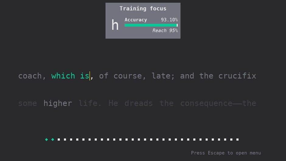 Typingvania screenshot